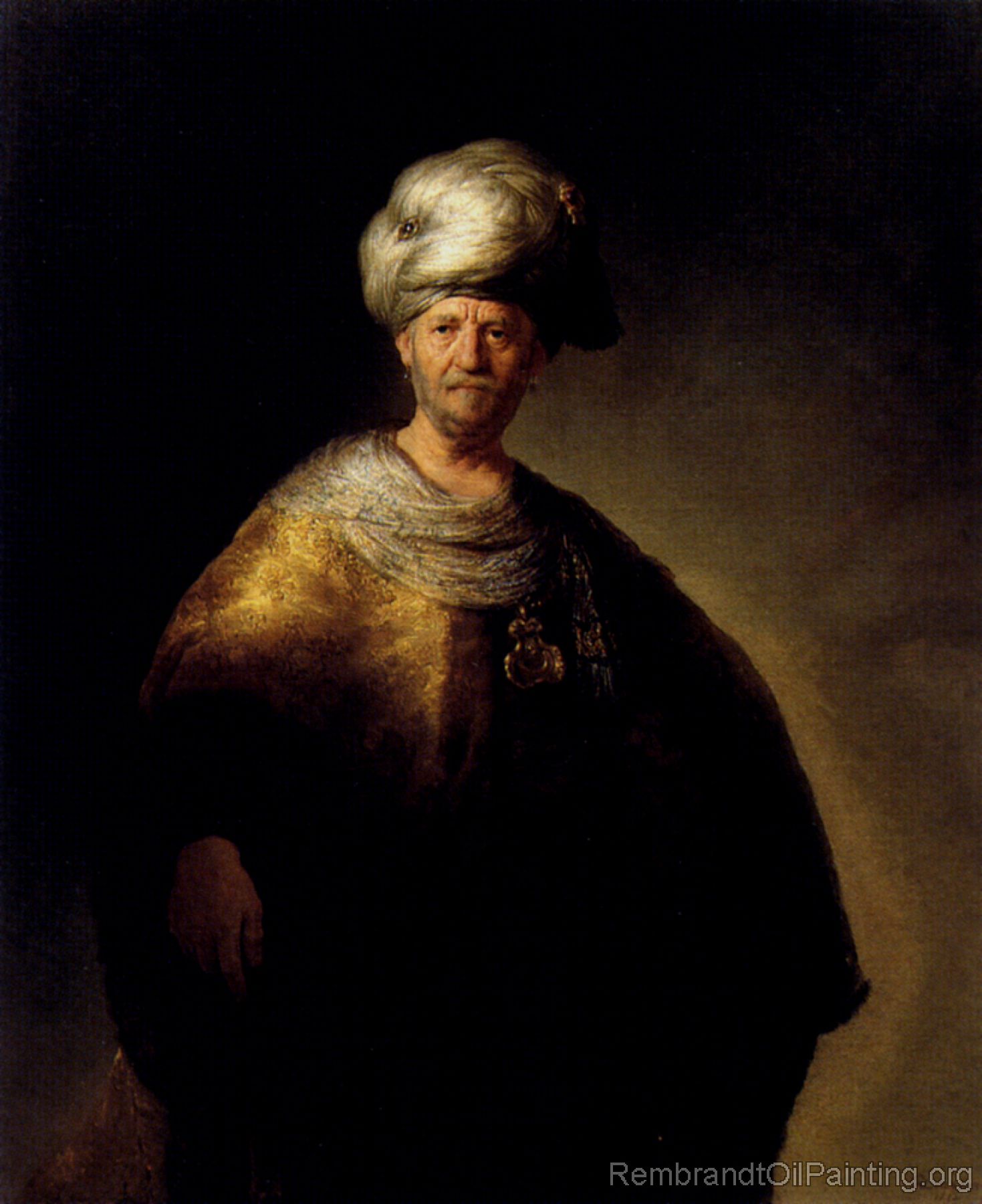 Man in Oriental Costume The Noble Slave