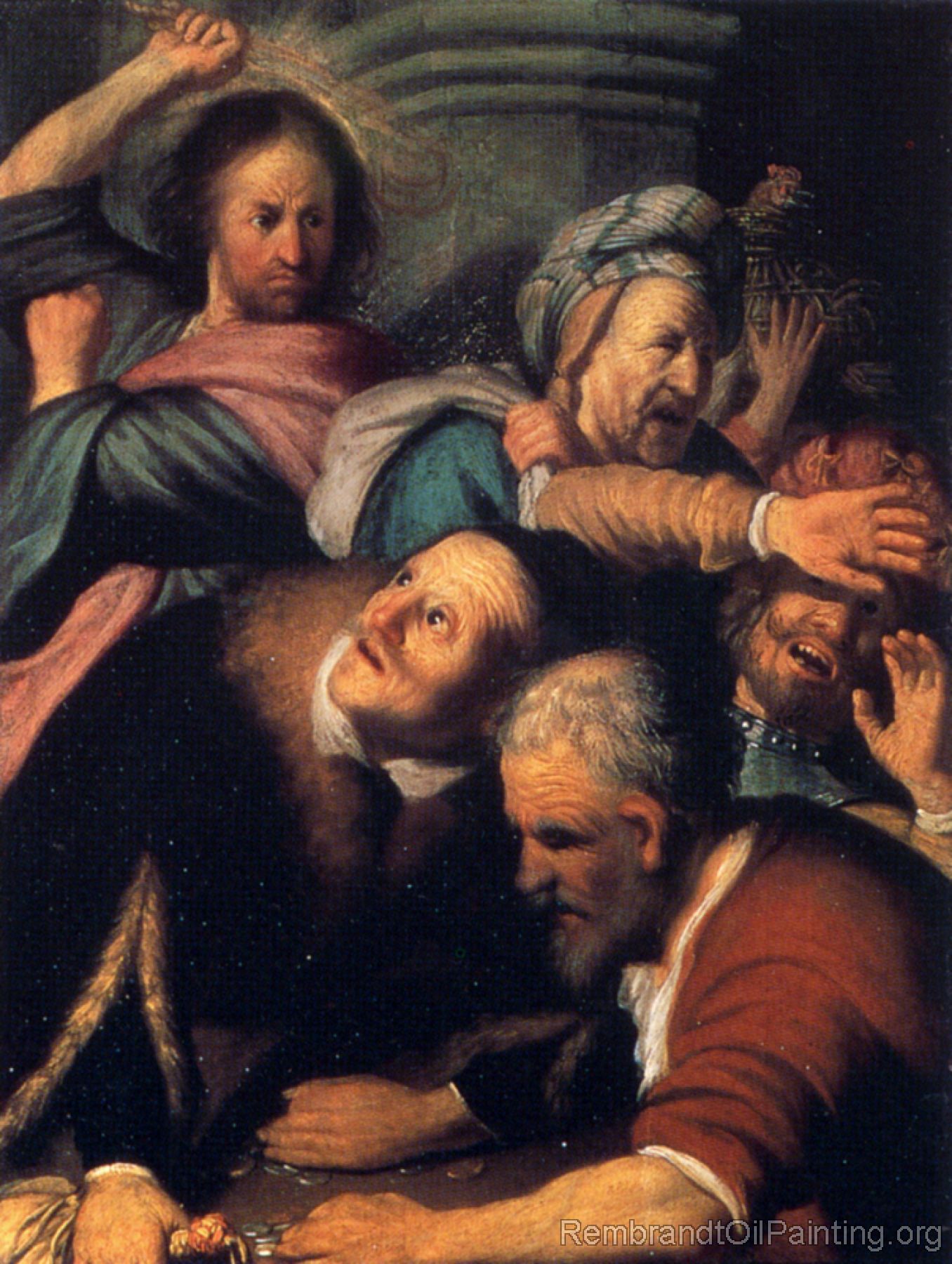 Christ Driving the Moneychangers from the Temple