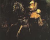Frederick Rihel on Horseback