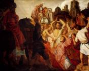 The lapidation of Saint Stephen